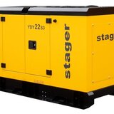 Stager YDY22S3 Generator insonorizat 22kVA, 29A, 1500rpm, trifazat, diesel